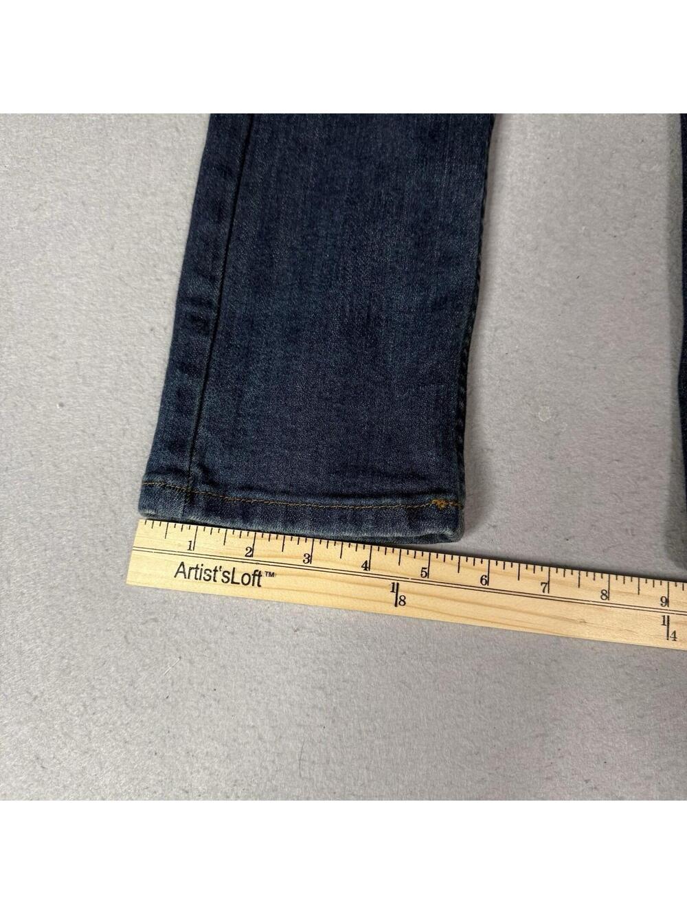 Carhartt Jeans Womens Size 2 Regular Slim Fit Dark Wash Stretch Blue Denim - Picture 6 of 14